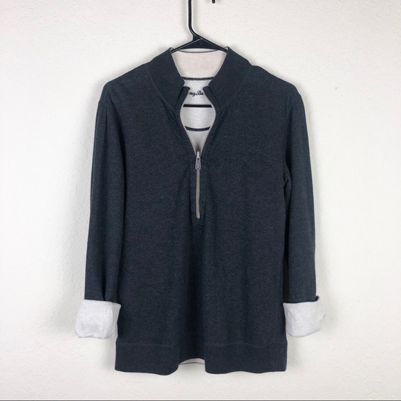 Tommy Bahama Other - [Tommy Bahama] Blue Quarter Zip Sweater